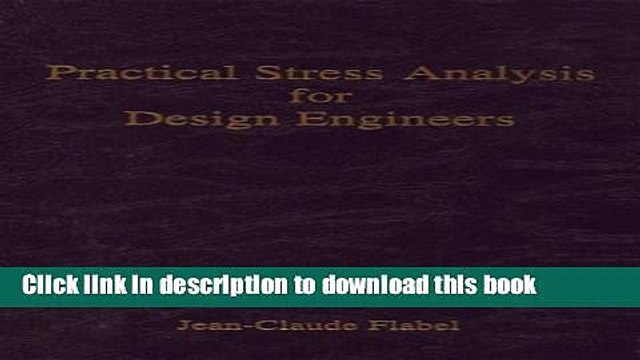 Books Practical Stress Analysis for Design Engineers: Design Analysis of Aerospace Vehicle