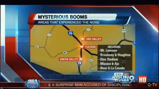 Mysterious Loud Booms Tucson Arizona 2-27-2013
