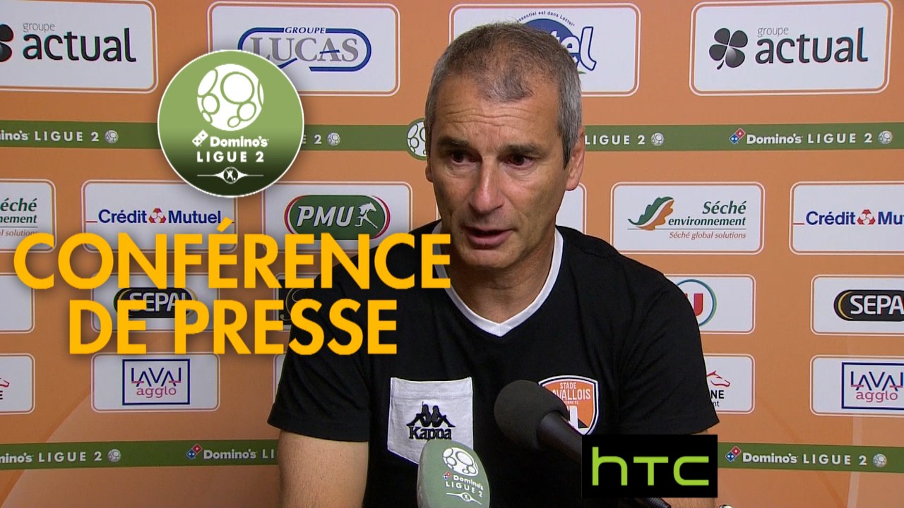 Conférence de presse Stade Lavallois - Chamois Niortais (1-1) : Denis ZANKO (LAVAL) - Denis RENAUD (CNFC) - 2016/2017