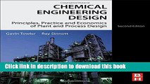 Ebook Chemical Engineering Design, Second Edition: Principles, Practice and Economics of Plant and