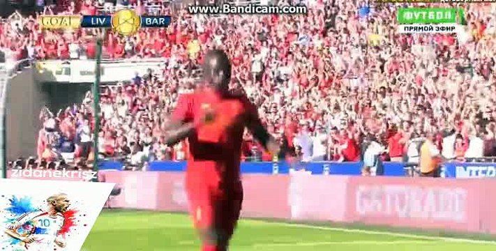 1-0 Sadio Mané CALMA Celebration Goal HD - Liverpool vs FC Barcelona - International Champions Cup - 06/08/2016