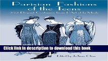 Books Parisian Fashions of the Teens: 352 Elegant Costumes from 