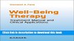 Books Well-Being Therapy: Treatment Manual and Clinical Applications Full Download
