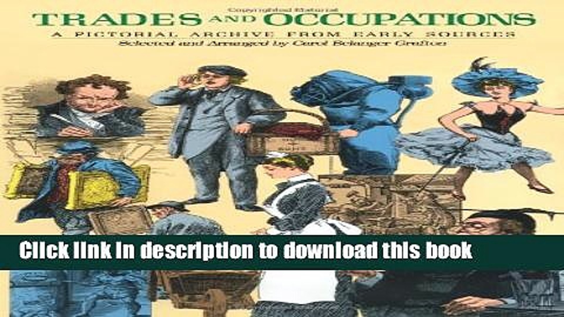 Ebook Trades And Occupations A Pictorial Archive From Early Sources Dover Pictorial Archive Video Dailymotion