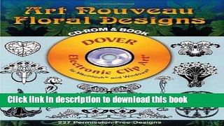 Ebook Art Nouveau Floral Designs CD-ROM and Book (Dover Electronic Clip Art) Full Download