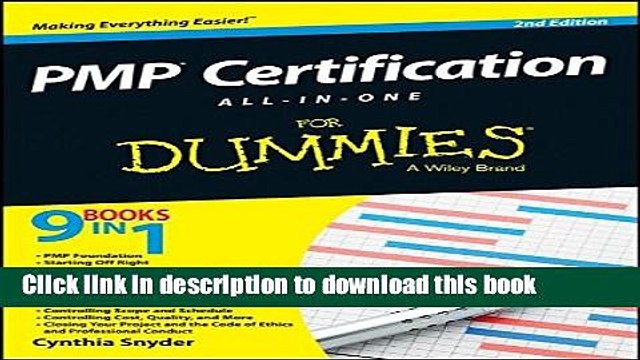 PDF PMP Certification All-in-One For Dummies Online