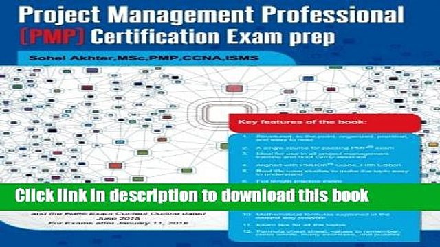 Download Project Management Professional (PMP) Certification Exam prep Free Books