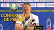 Conférence de presse FC Sochaux-Montbéliard - Valenciennes FC (0-0) : Albert CARTIER (FCSM) - Faruk HADZIBEGIC (VAFC) - 2016/2017