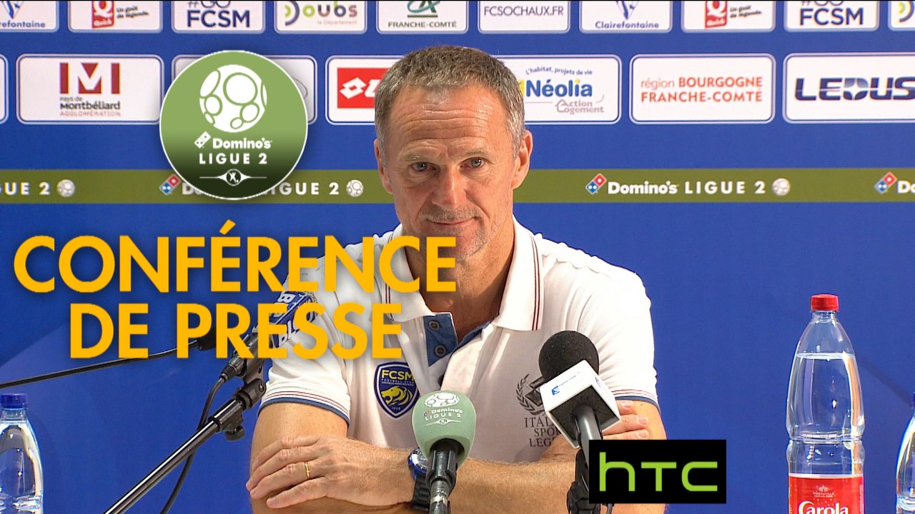 Conférence de presse FC Sochaux-Montbéliard - Valenciennes FC (0-0) : Albert CARTIER (FCSM) - Faruk HADZIBEGIC (VAFC) - 2016/2017