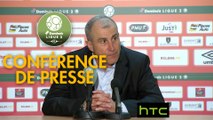 Conférence de presse RC Lens - Tours FC (2-2) : Alain  CASANOVA (RCL) - Fabien MERCADAL (TOURS) - 2016/2017