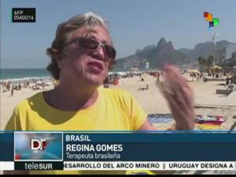 Antorcha olímpica llega a su destino en Río de Janeiro