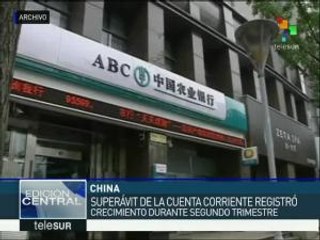 China: superávit de la cuenta corriente registra crecimiento