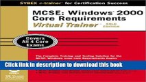 Download  MCSE: Windows 2000 Core Requirements Virtual Trainer Gold Edition  {Free Books|Online