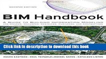 Books BIM Handbook: A Guide to Building Information Modeling for Owners, Managers, Designers,