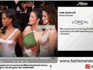 L'oreal ocean's 13 festival de cannes 2007