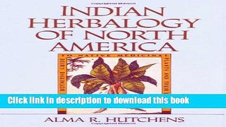 Books Indian Herbalogy of North America Free Online