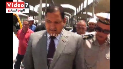 محافظ الغربية يتفقد الميناء البرى ومعهد الكبد والإدارة الصحية بالمحلة