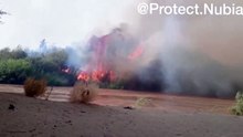 Protect Nubia from organized fire by sudan regime