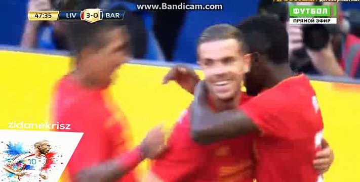 3-0 Divock Origi Great Goal HD - Liverpool vs FC Barcelona - International Champions Cup - 06/08/2016