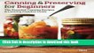 Books Canning and Preserving for Beginners: The Essential Canning Recipes and Canning Supplies