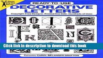 Books Ready-to-Use Decorative Letters (Dover Clip Art Ready-to-Use) Free Online