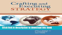 [Read PDF] Crafting   Executing Strategy: Text and Readings (Crafting   Executing Strategy : Text