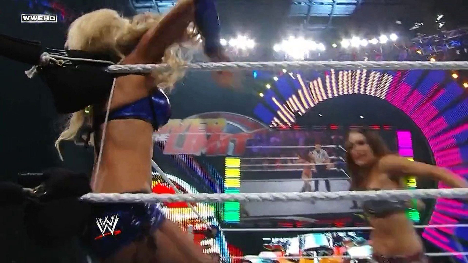 WWE Over the Limit 2011 - Brie Bella v.s Kelly Kelly - WWE Divas  Championship Match, image size:1920x1080