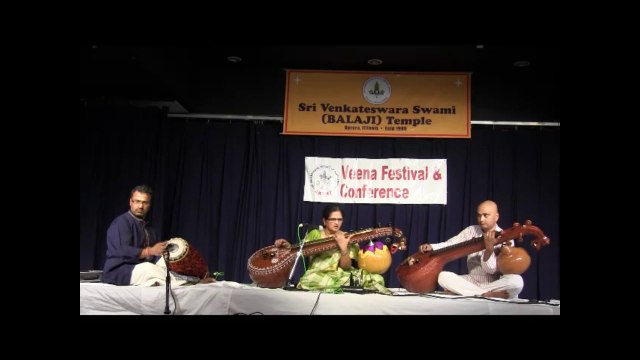 SAPNA: 8TH VEENA CONFERENCE: 2016: RAJESWARI AND RAVI PARITI IN CONCERT: RAMA NINNE NAMMINAANU