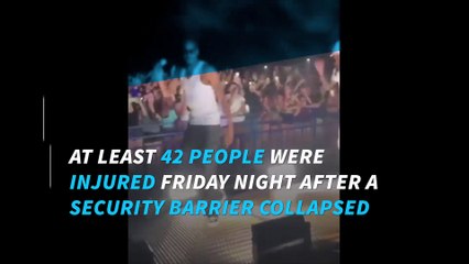 42 People injured as railing collapses at Snoop Dogg and Wiz Khalifa concert
