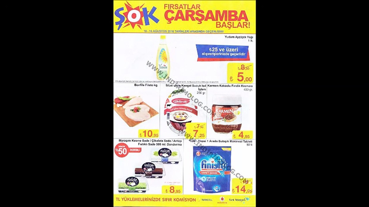 ŞOK 10 Ağustos 2016