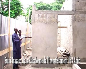 Suivi de la Plateforme de l'Investissement le 4 Août