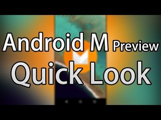 Android M Preview Build MPZ44Q Quick Look ( Nexus 5)
