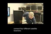 How to install two satellite receivers on one satellite dish