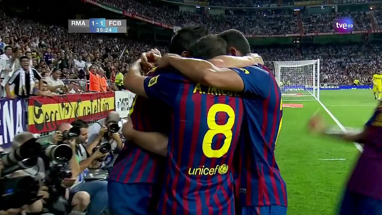 أهداف السوبر الاسباني  2011- برشلونة × ريال مدر...