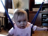 Funny Baby Laughing in Jolly Jumper Video