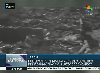 Japón difunde video ruso sobre devastación tras bombardeo en Hiroshima