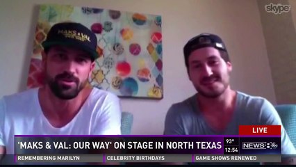 Maks and Val chats with WFAA - 08.05.16