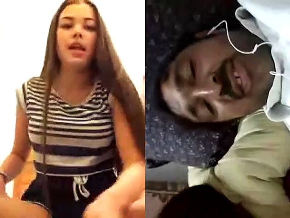 عربي يتحدت الى فتاة جميلة  في الخامسة عشرمن عمرها هههه فيديومضحك