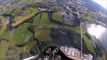 Extended Segelflyg Edsbyn Cocpit view RC Sweden