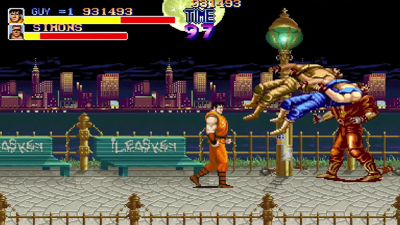 Final Fight (Arcade) - Jogando com Guy - Parte #3 (Final) - Volta aqui com a Jessica!