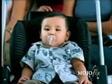 FUNNY BABY WANT TO BREAST FEED with Pretty Lady ad