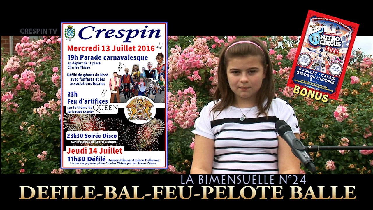 La Bimensuelle Crespin Tv du 06 août 2016