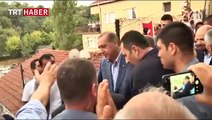 Cumhurbaşkanı Erdoğan'dan şehit ailesine taziye ziyareti