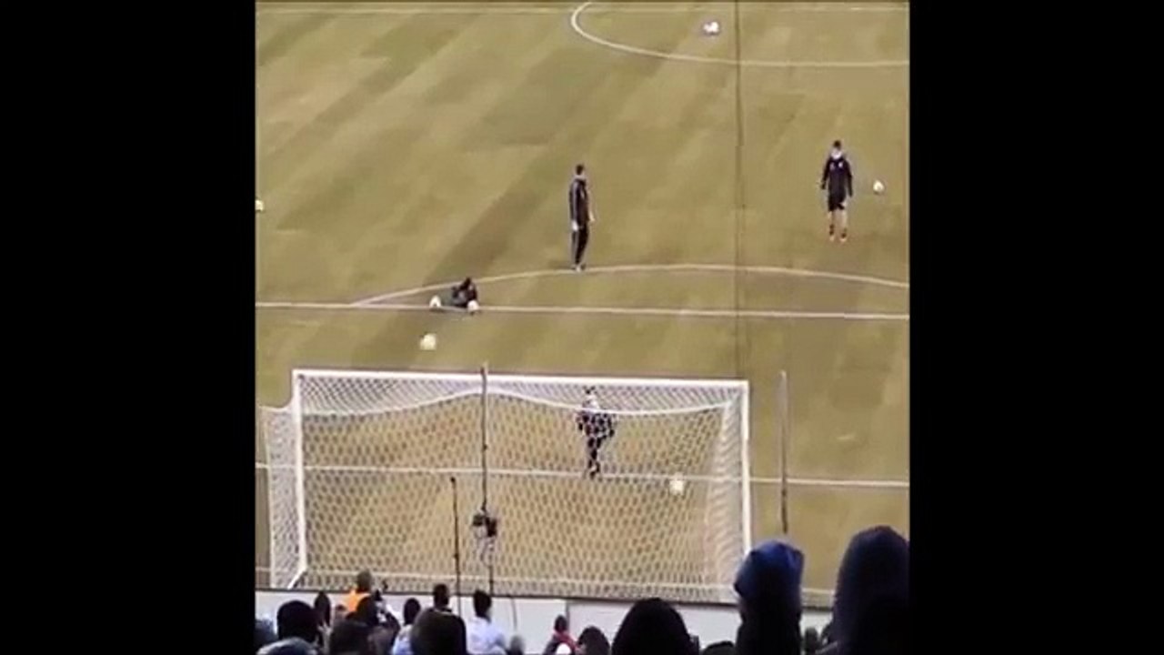 Only Leo Messi can score 2 goals with 1 shot...