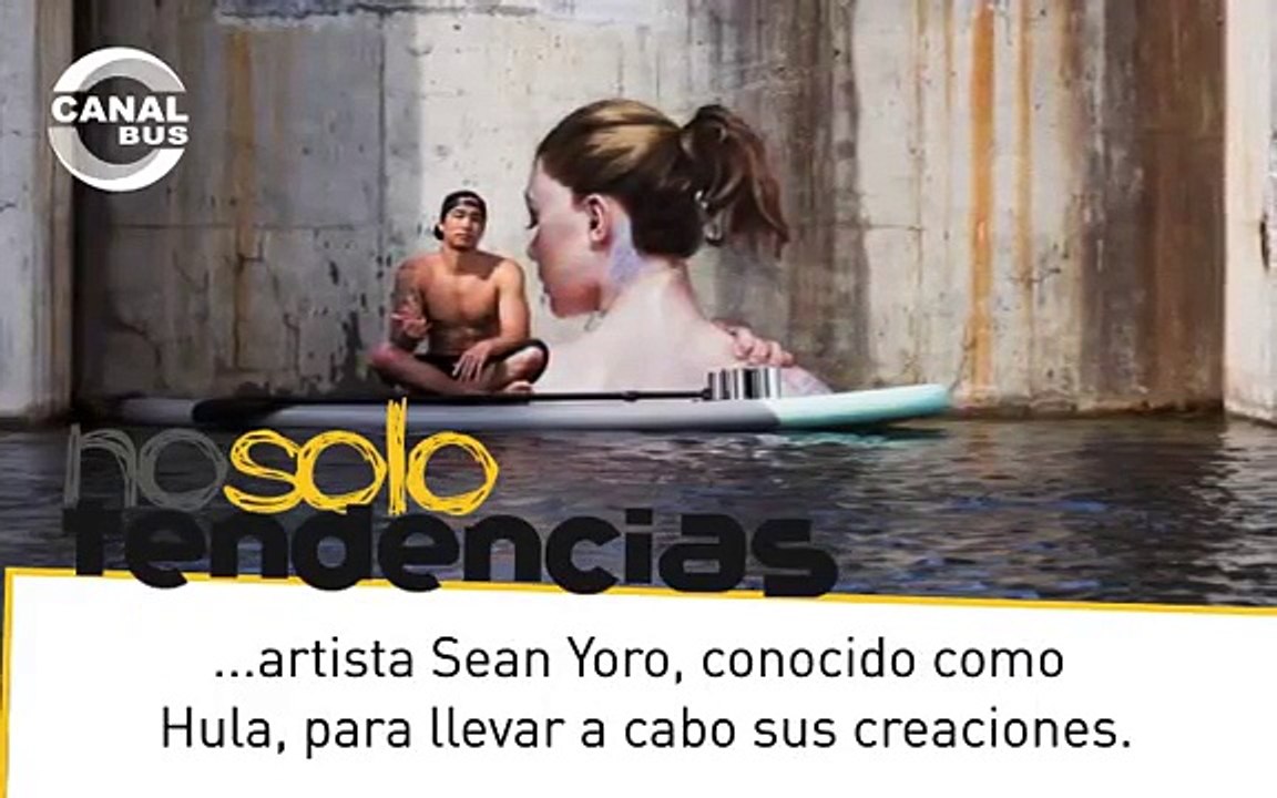 Hula paints- rostros que emergen del agua