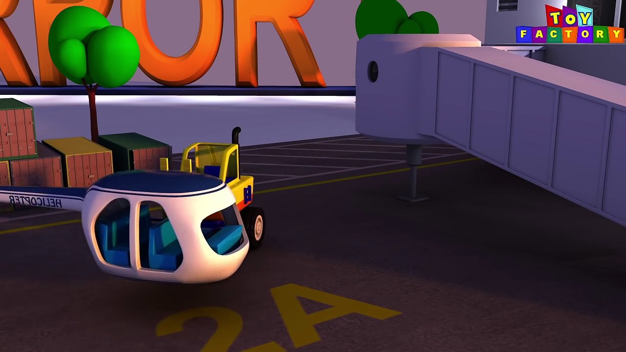 helicopter cartoon - helicopter cartoons for children - police helicopter for kids