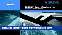 [Read PDF] DB2 for Solaris: The Official Guide (IBM Press Series--Information Management) Ebook Free