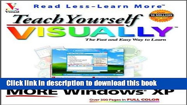 [Read PDF] Teach Yourself VISUALLY More Windows XP Ebook Free