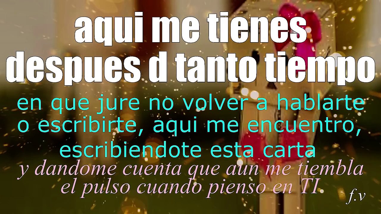 Carta a un ex amor→Rap Romántico