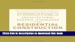 Books Architectural Graphic Standards for Residential Construction Full Online